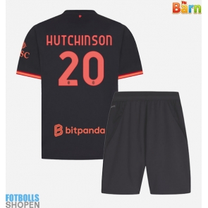 Billiga AC Milan Omari Hutchinson #20 Tredjeställ Barn 2026-27 Kortärmad (+ Korta byxor)